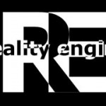 Logo design for Reality Engine, used for CD, print and online assets